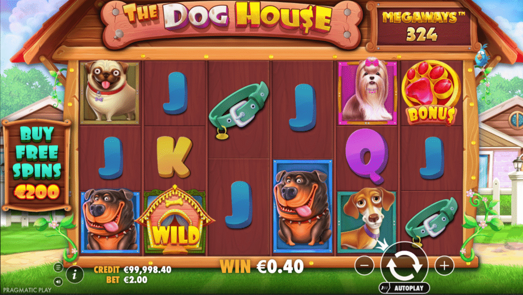 The Dog House - Non UK slot title.
